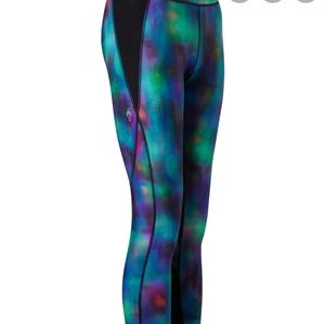 hpe prism leggings marble cloud tie dye multicolor smoke